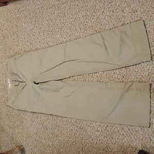 J Crew wide leg khakis, 6T